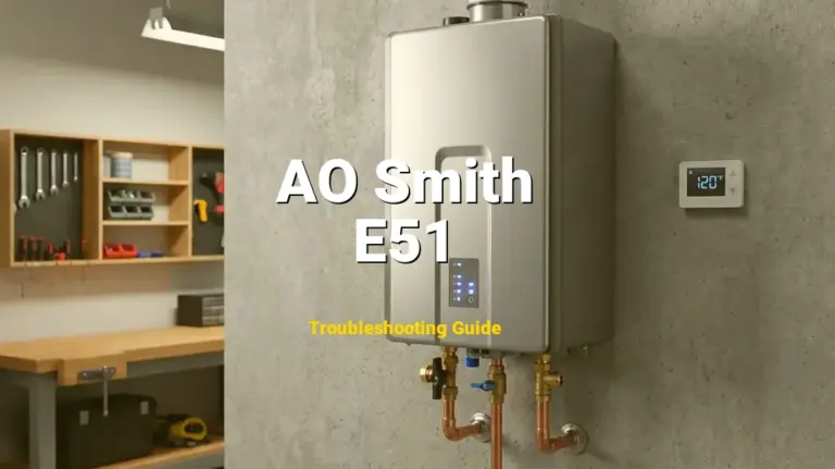 AO Smith Water Heater Error E51 Solved: Detailed DIY Repair