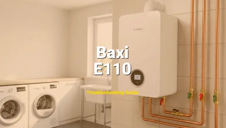 Troubleshooting Baxi Error Code E110: What It Means & How to Fix