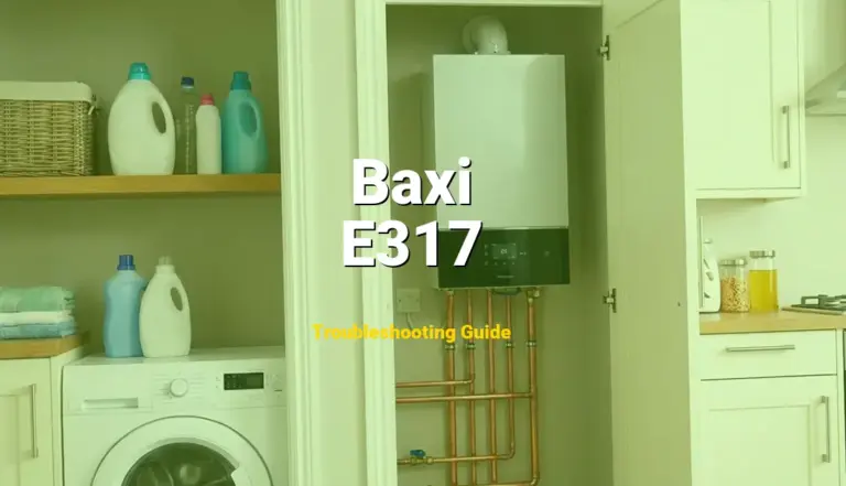 Troubleshooting Baxi Error Code E317: What It Means & How to Fix