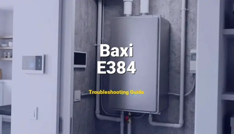 Troubleshooting Baxi Error Code E384: What It Means & How to Fix