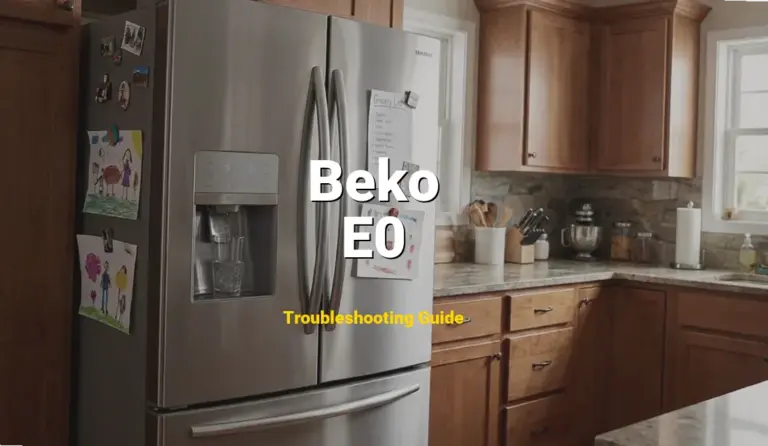 E0 Error on Beko Refrigerator? Comprehensive Fix Guide