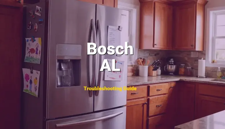 Troubleshooting Bosch Error Code AL: What It Means & How to Fix
