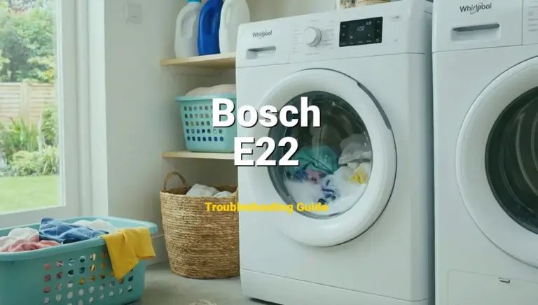 Troubleshooting Bosch Error Code E22: What It Means & How to Fix