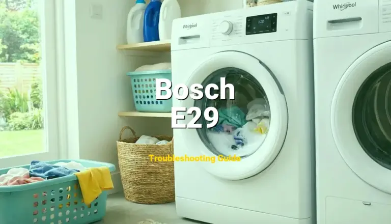E29 Error on Bosch Washer? Comprehensive Fix Guide