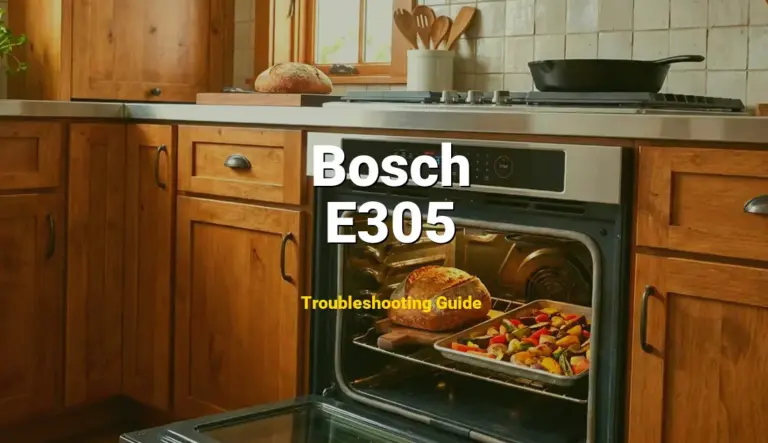 How to Fix Bosch Oven Error Code E305: Communication error between modules (Full Guide)