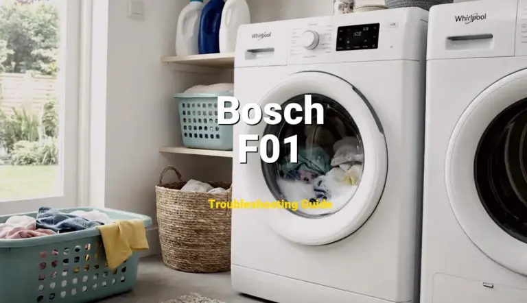 Bosch Washer Error F01 Solved: Detailed DIY Repair