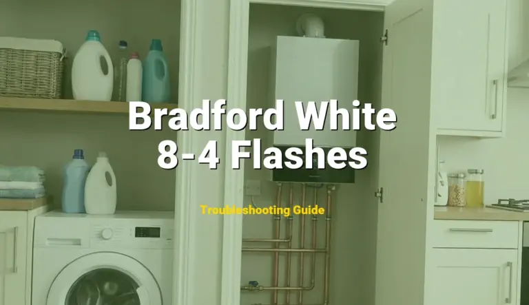 How to Fix Bradford White Water Heater Error Code 8-4 Flashes: Flame sensor shorted to ground (Full Guide)