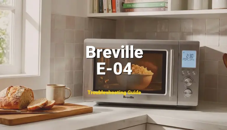 Breville Microwave Error E-04 Solved: Detailed DIY Repair