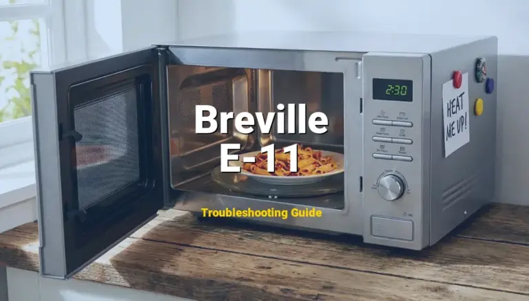 E-11 Error on Breville Microwave? Comprehensive Fix Guide