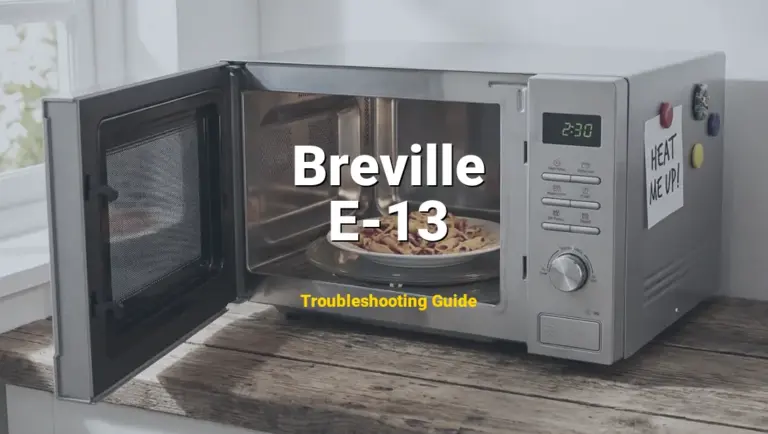 E-13 Error on Breville Microwave? Comprehensive Fix Guide