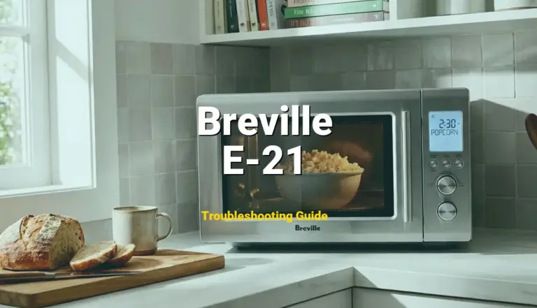 Troubleshooting Breville Error Code E-21: What It Means & How to Fix