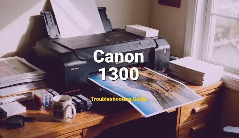 Canon Pixma Printer Error 1300 Solved: Detailed DIY Repair