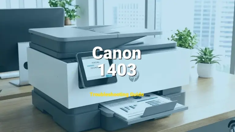 Canon Pixma Printer Error 1403 Solved: Detailed DIY Repair
