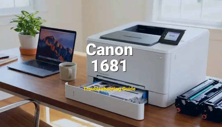 Canon Pixma Printer Error 1681 Solved: Detailed DIY Repair
