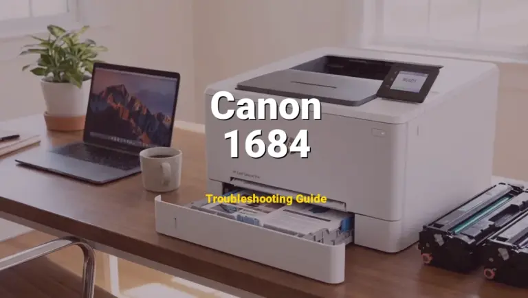 1684 Error on Canon Pixma Printer? Comprehensive Fix Guide