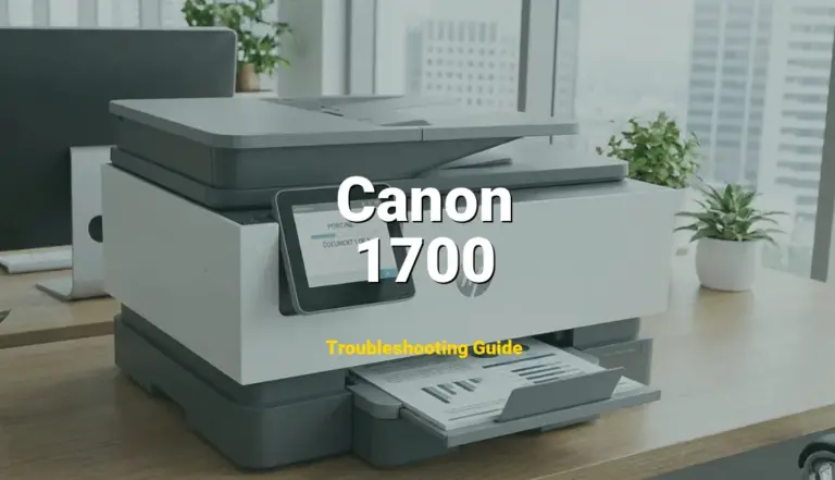 Troubleshooting Canon Error Code 1700: What It Means & How to Fix