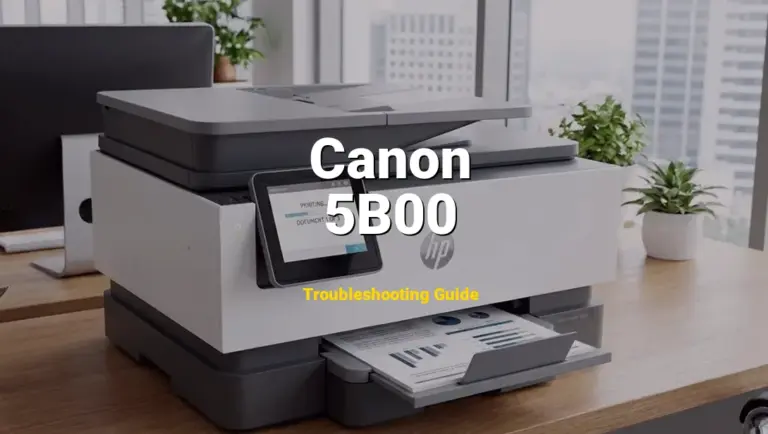 5B00 Error on Canon Pixma Printer? Comprehensive Fix Guide