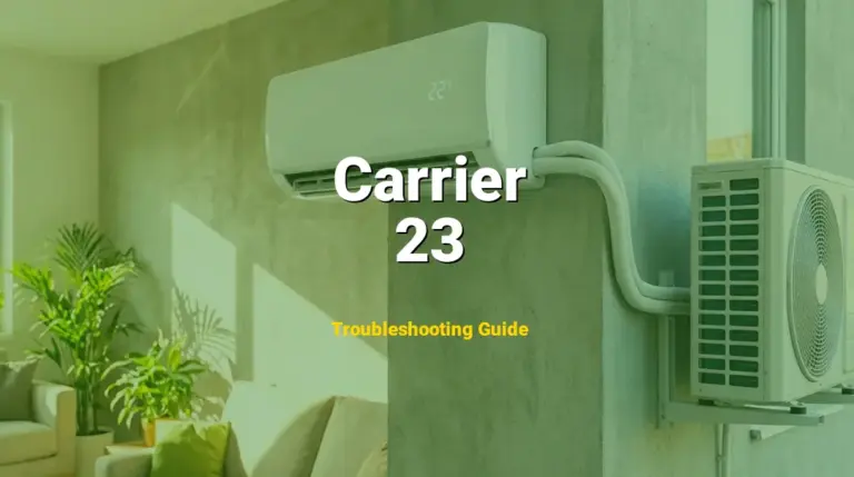 Carrier Furnace Error 23 Solved: Detailed DIY Repair