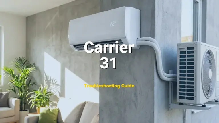 How to Fix Carrier Furnace Error Code 31: Pressure Switch Did Not Close (Full Guide)