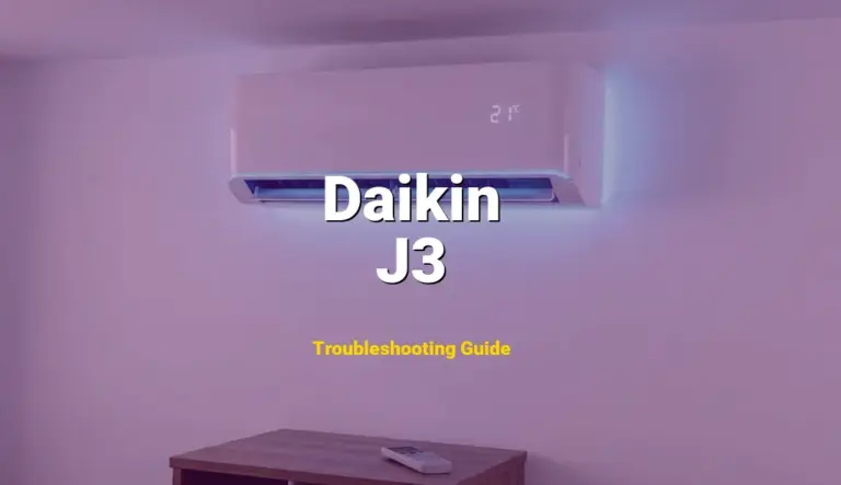 Daikin Air Conditioner Error J3 Solved: Detailed DIY Repair