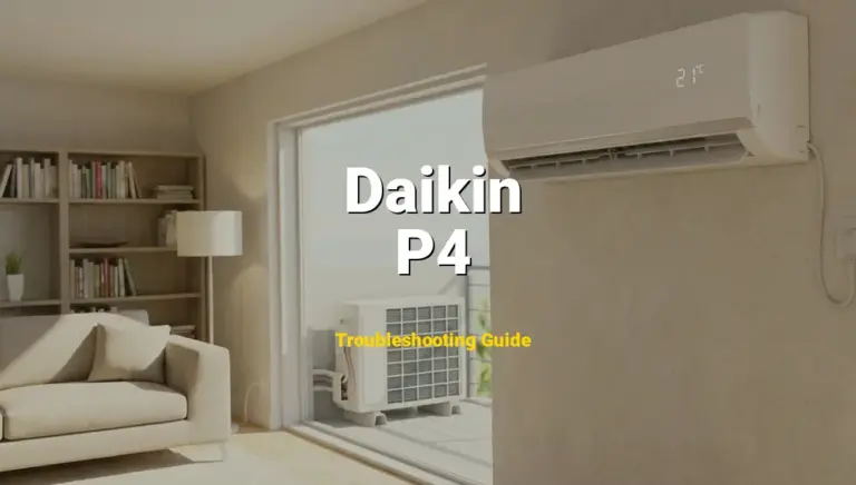 Daikin Air Conditioner Error P4 Solved: Detailed DIY Repair