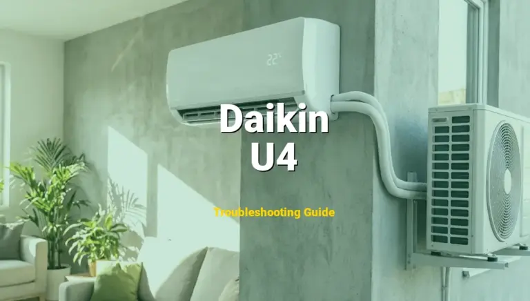 Daikin Air Conditioner Error U4 Solved: Detailed DIY Repair