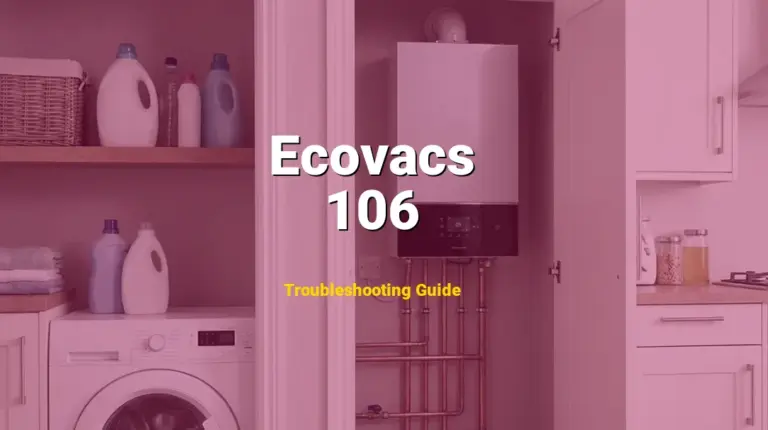 Ecovacs Deebot Error 106 Solved: Detailed DIY Repair