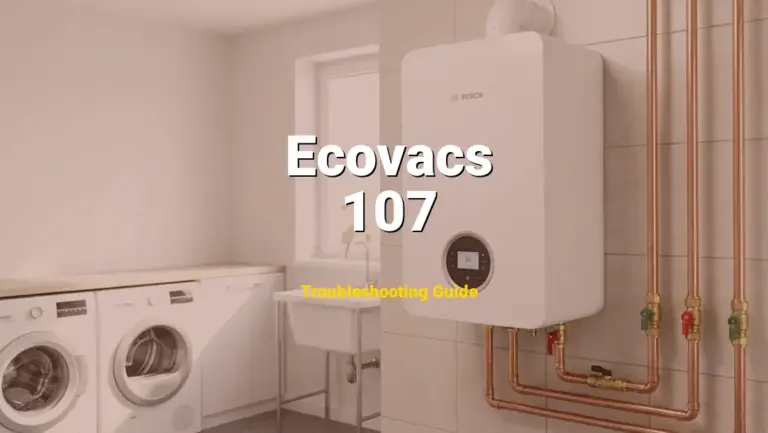 107 Error on Ecovacs Deebot? Comprehensive Fix Guide