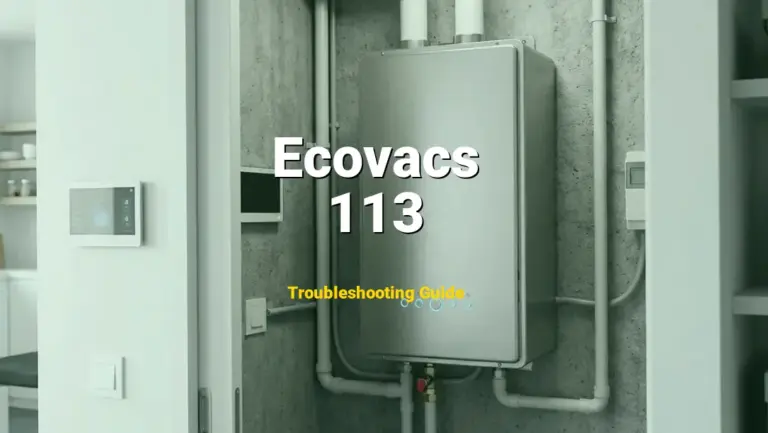 How to Fix Ecovacs Deebot Error Code 113: Virtual wall conflict (Full Guide)