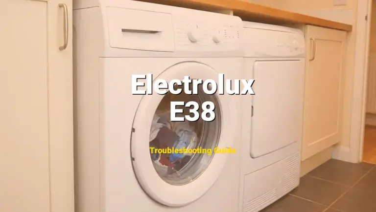 Electrolux Washer Error E38 Solved: Detailed DIY Repair