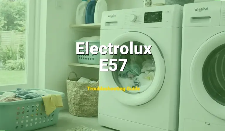E57 Error on Electrolux Washer? Comprehensive Fix Guide
