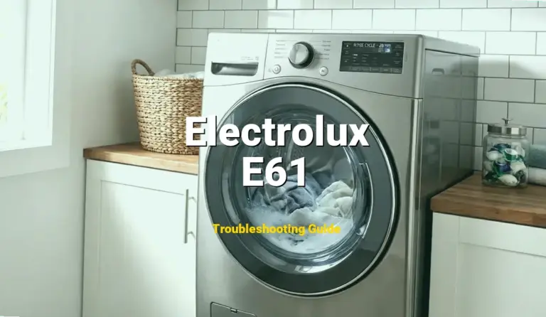 Electrolux Dryer Error E61 Solved: Detailed DIY Repair