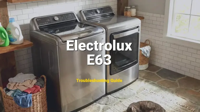 How to Fix Electrolux Dryer Error Code E63: Heating circuit fault (Full Guide)