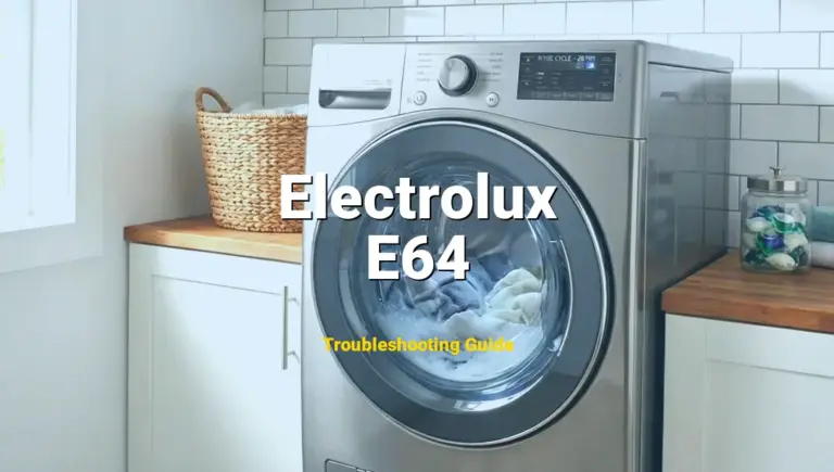 How to Fix Electrolux Dryer Error Code E64: Heater element or wiring fault (Full Guide)