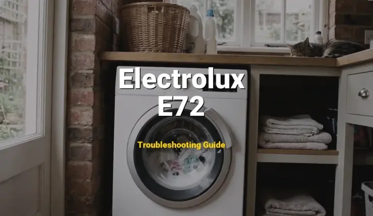 E72 Error on Electrolux Dryer? Comprehensive Fix Guide