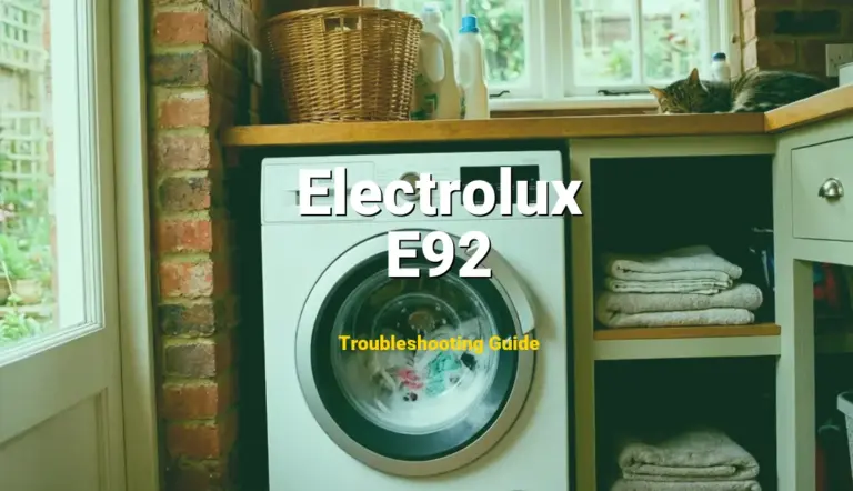 Electrolux Dryer Error E92 Solved: Detailed DIY Repair