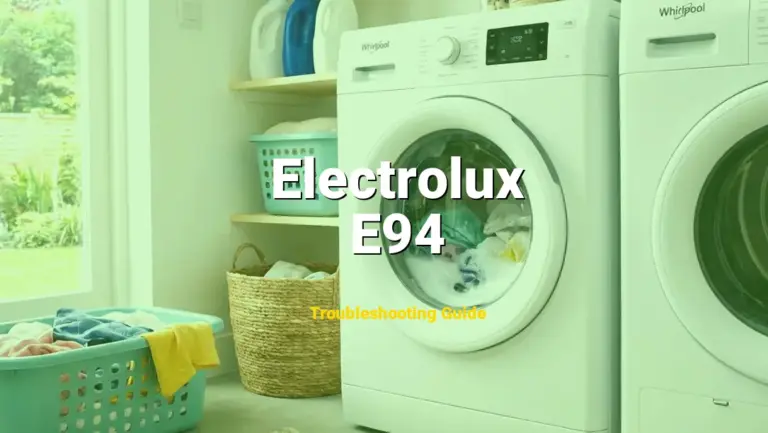 Electrolux Dryer Error E94 Solved: Detailed DIY Repair