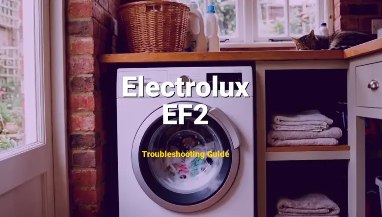 Electrolux Washer Error EF2 Solved: Detailed DIY Repair