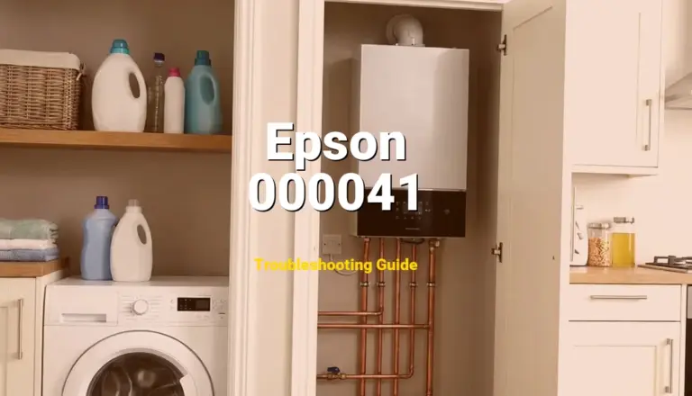 Troubleshooting Epson Error Code 000041: What It Means & How to Fix