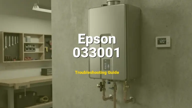 Epson EcoTank Error 033001 Solved: Detailed DIY Repair