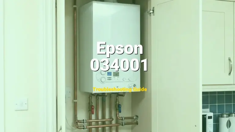 034001 Error on Epson EcoTank? Comprehensive Fix Guide