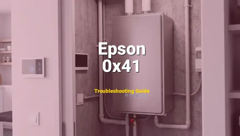 How to Fix Epson EcoTank Error Code 0x41: Paper feed sensor obstructed (Full Guide)