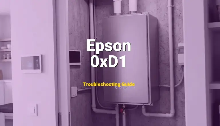 Epson EcoTank Error 0xD1 Solved: Detailed DIY Repair