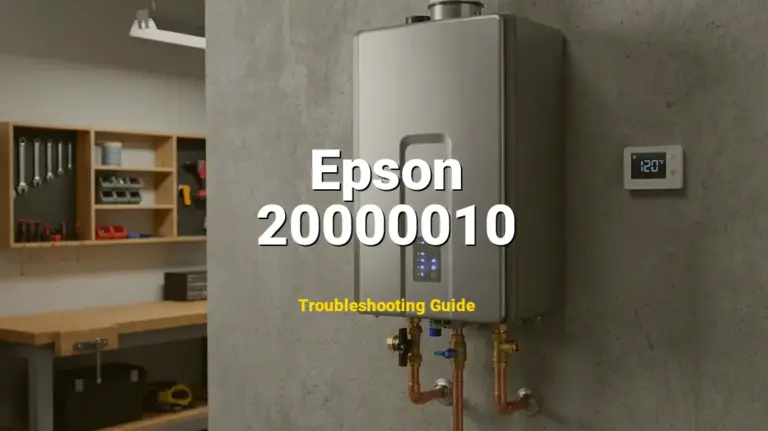 Troubleshooting Epson Error Code 20000010: What It Means & How to Fix