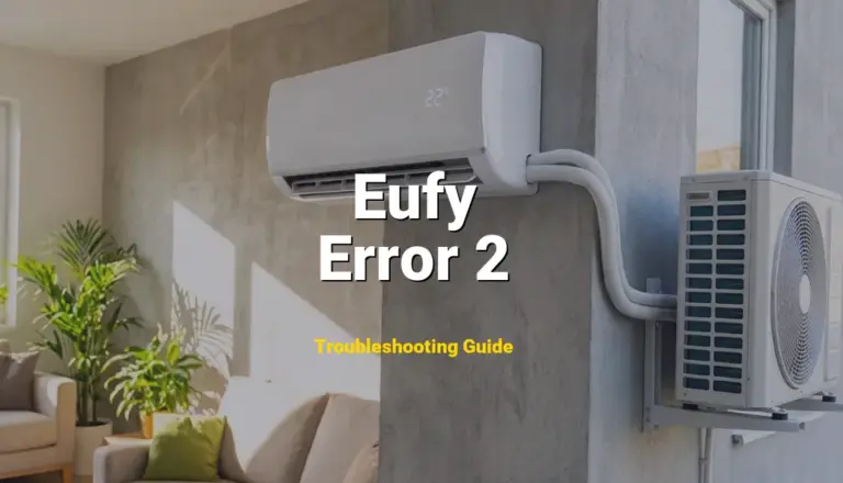 Troubleshooting Eufy Error Code Error 2: What It Means & How to Fix