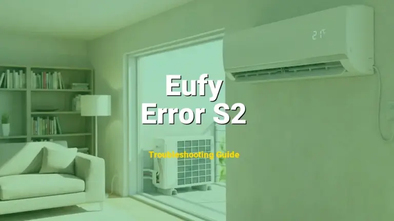 Eufy RoboVac Error Error S2 Solved: Detailed DIY Repair