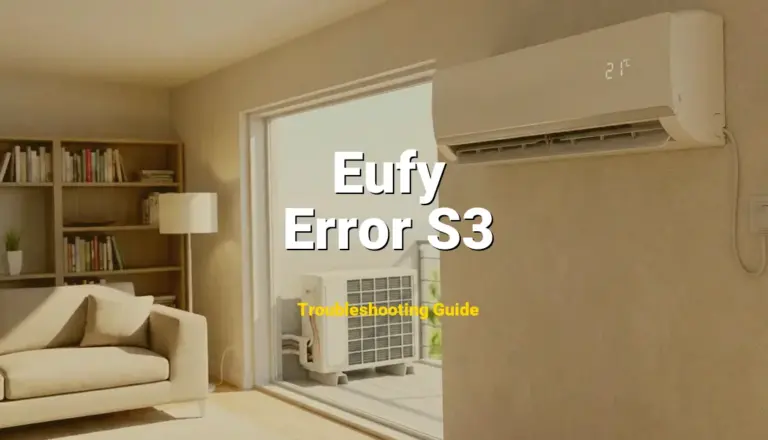Eufy RoboVac Error Error S3 Solved: Detailed DIY Repair