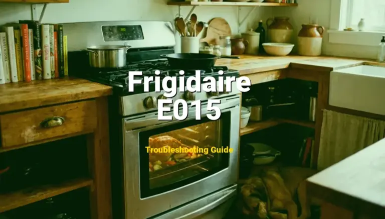 How to Fix Frigidaire Oven Error Code E015: Electronic Control Board Hardware Failure (Full Guide)