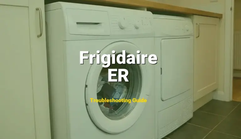 ER Error on Frigidaire Dishwasher? Comprehensive Fix Guide