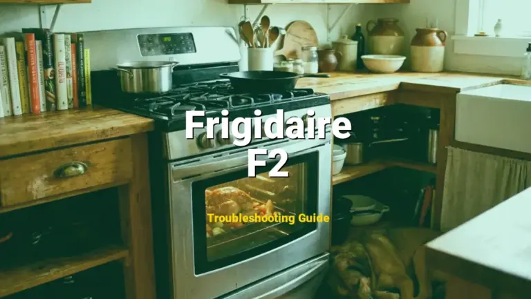 Troubleshooting Frigidaire Error Code F2: What It Means & How to Fix